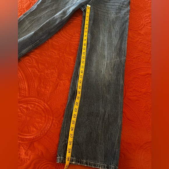 H&M &Denim Ultra High Rise Wide Leg Baggy Fit Jeans, Size 8 - Picture 10 of 11